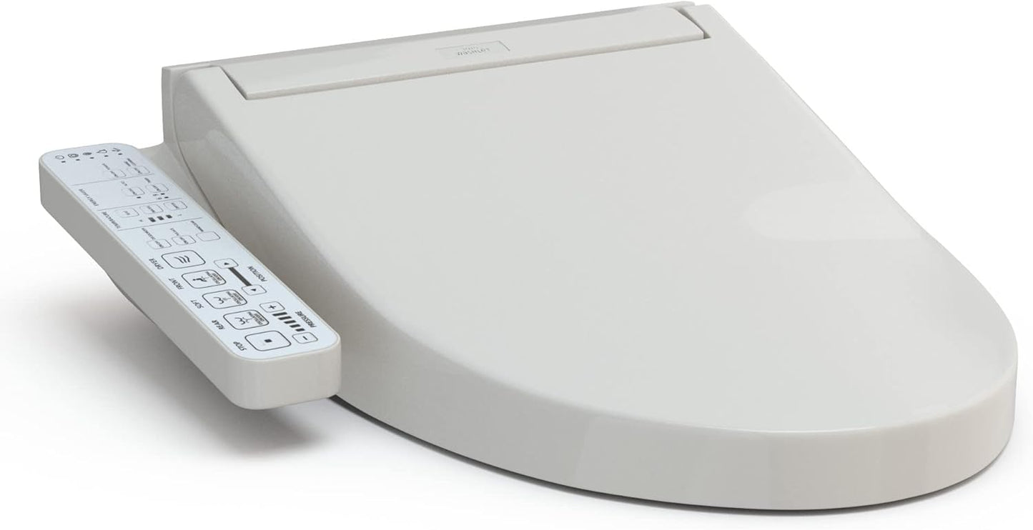 TOTO SW3074#01 WASHLET C2 Electronic Bidet Toilet Seat with PREMIST and EWATER+ Wand Cleaning, Elongated, Cotton White