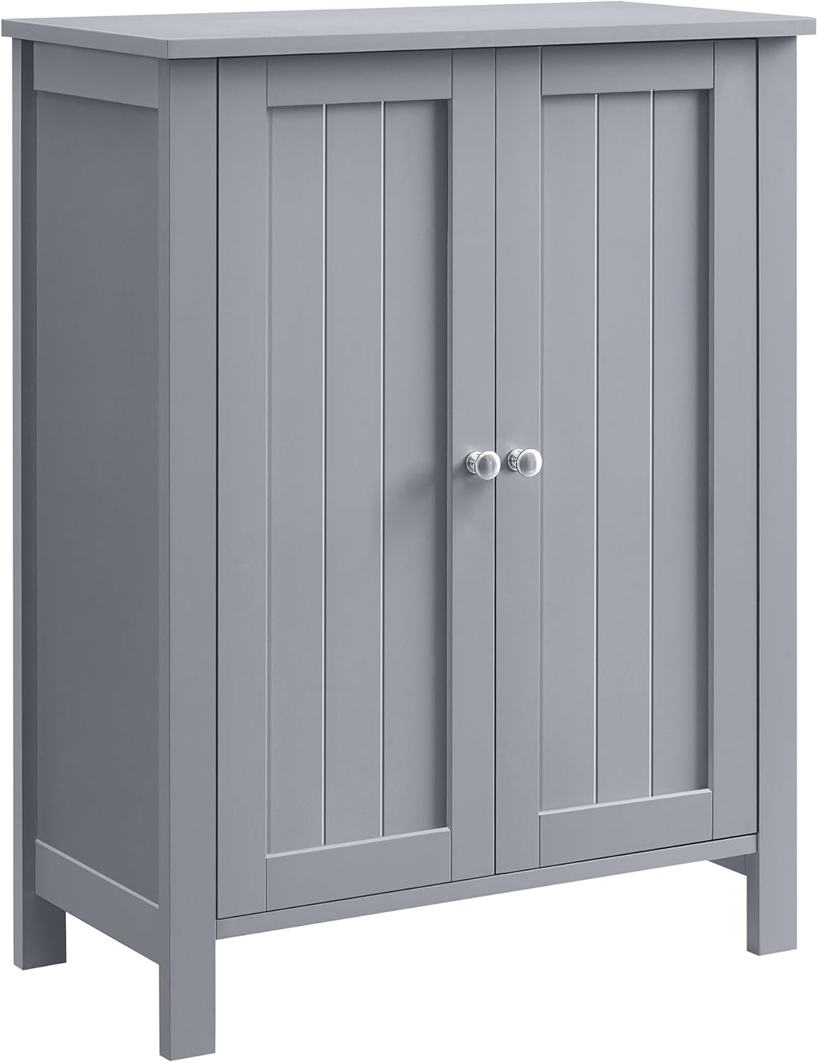 VASAGLE Bathroom Floor Storage Cabinet, Freestanding Bathroom Storage Unit with 3 Drawers, 1 Adjustable Shelf, 11.8 x 23.6 x 31.5 Inches, Slate Gray UBBC049G01