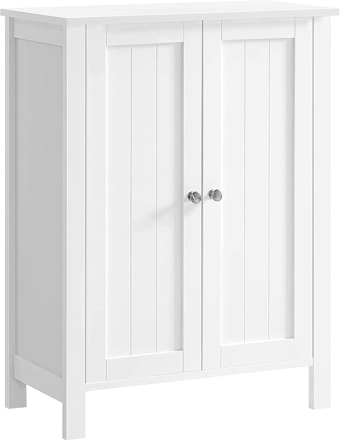 VASAGLE Bathroom Floor Storage Cabinet, Freestanding Bathroom Storage Unit with 3 Drawers, 1 Adjustable Shelf, 11.8 x 23.6 x 31.5 Inches, Slate Gray UBBC049G01