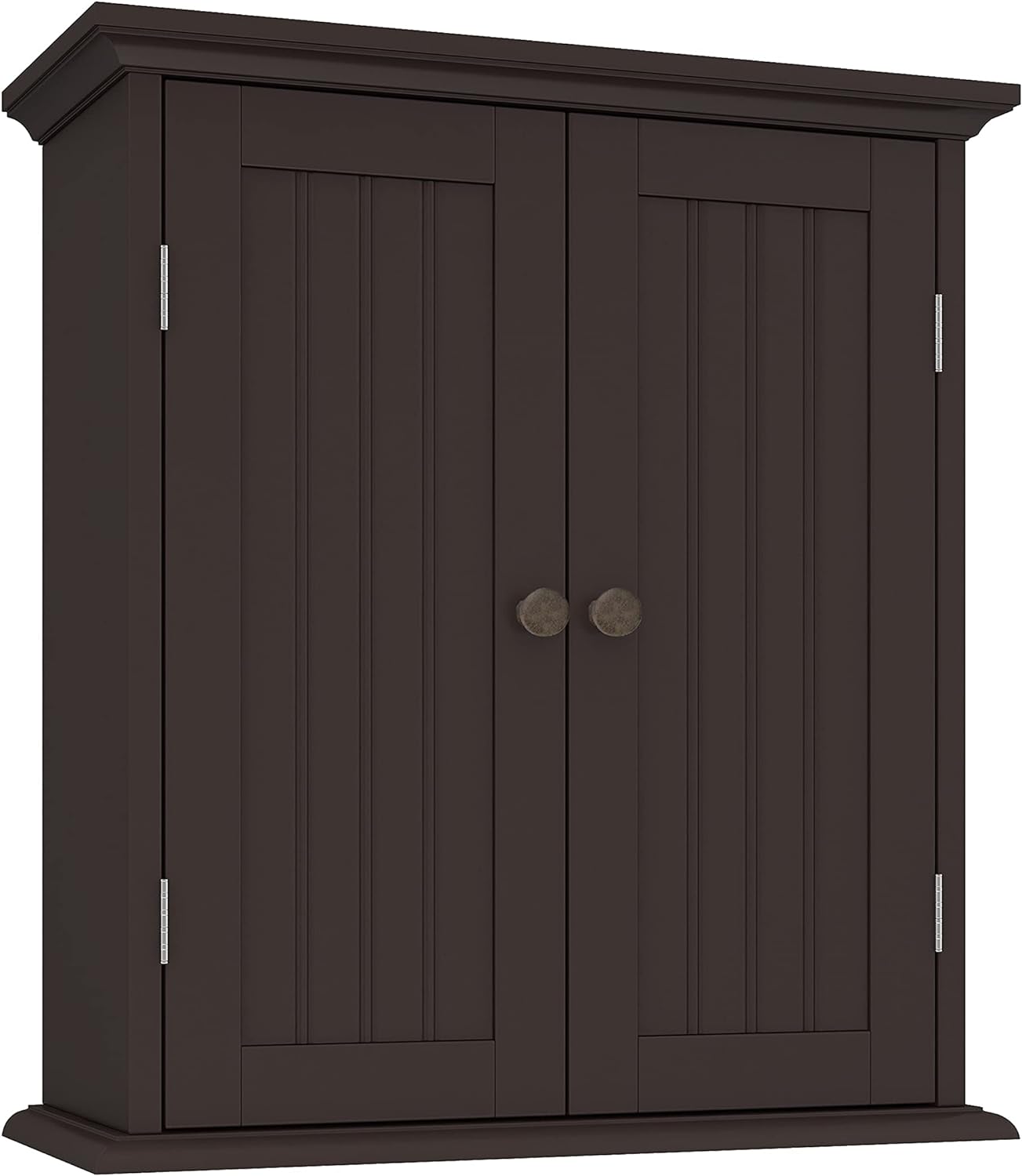 ChooChoo Bathroom Wall Cabinet, Over The Toilet Space Saver Storage Cabinet, Medicine Cabinet with 2 Door and Adjustable Shelves, Cupboard
