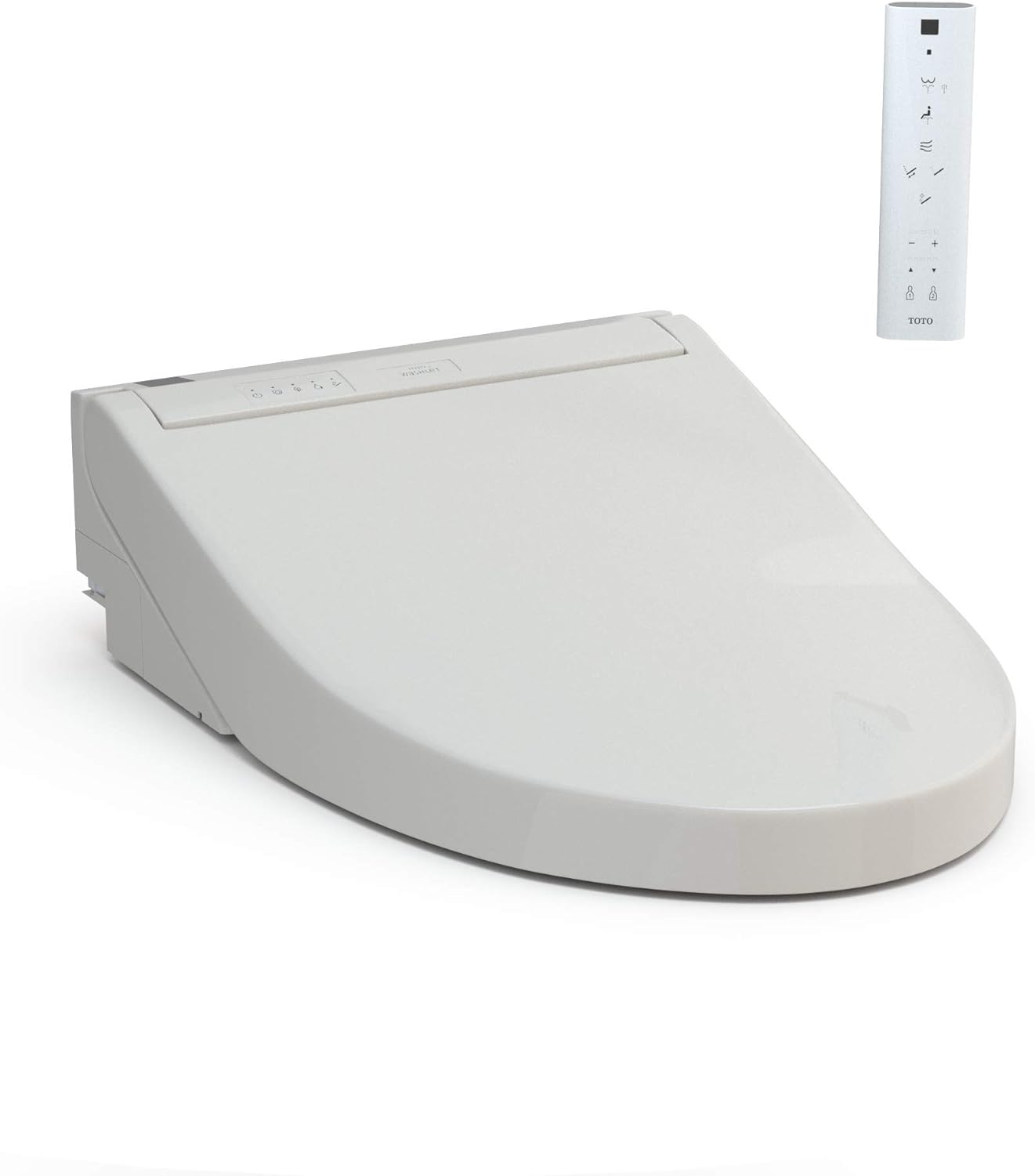 TOTO SW3084#01 WASHLET C5 Electronic Bidet Toilet Seat with PREMIST and EWATER+ Wand Cleaning, Elongated, Cotton White